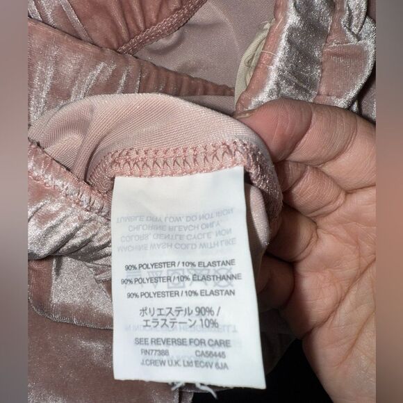 Madewell Velvet Pink Shorts Size Small EUC - Picture 4 of 6